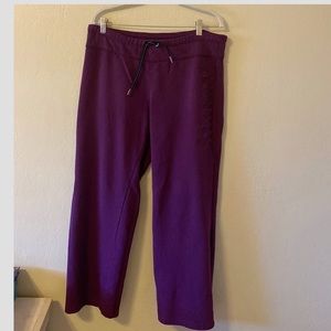 Calvin Klein Women’s Purple Drawstring Performance Joggers (Large)